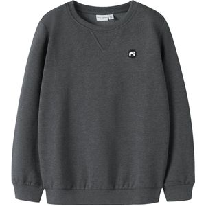 Sweater - Geborsteld - O-hals - Lange Mouwen - Regular Fit