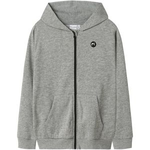 Cardigan - Zwart - Geborstelde Sweatstof - Kangoeroezak - Hoodie