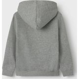 Cardigan - Zwart - Geborstelde Sweatstof - Kangoeroezak - Hoodie