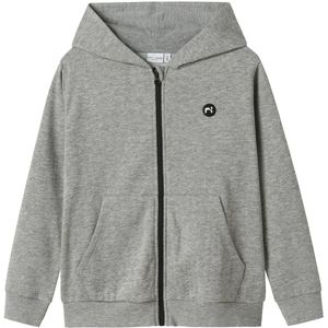 Cardigan - Zwart - Geborstelde Sweatstof - Kangoeroezak - Hoodie