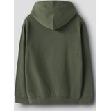 Cardigan - Geborstelde Sweatstof - Kangoeroezak - Hoodie - Lange Mouwen