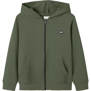 Cardigan - Kangoeroezak - Hoodie - Geborstelde Sweatstof - Lange Mouwen