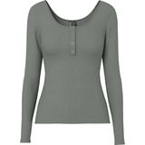 Pieces - KITTE - Slim Fit Shirt - Katoenmix - Lange Mouwen