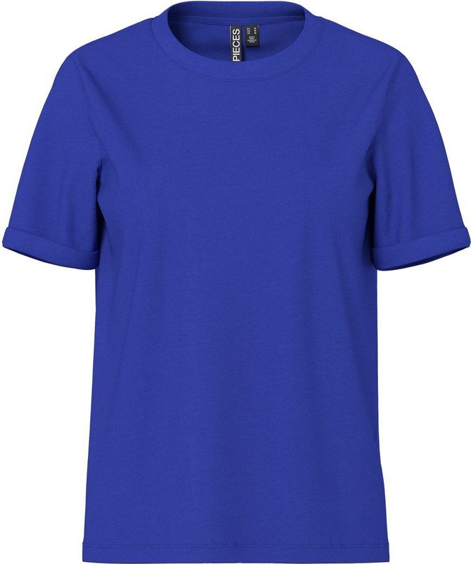 Pieces - RIA - T-shirt - Regular Fit - Effen - Puur Katoen