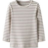 Gestreepte Longsleeve - Jersey - Ronde Hals - Lange Mouw - Slanke Pasvorm