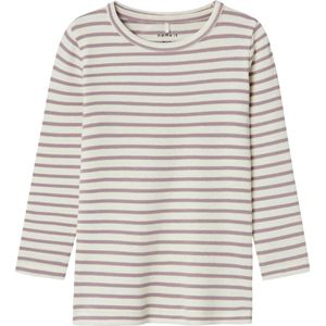 Gestreepte Longsleeve - Jersey - Ronde Hals - Lange Mouw - Slanke Pasvorm