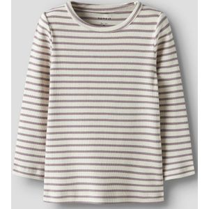 Gestreepte Longsleeve - Jersey - Ronde Hals - Lange Mouw - Slanke Pasvorm