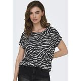 Only - ONLMOSTER - T-shirt - Cloud Dancer - Korte Mouwen, Loose Fit