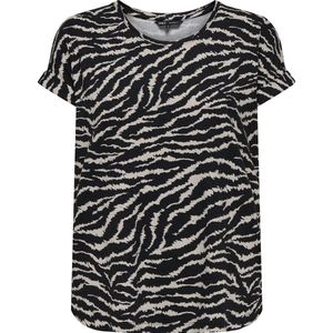 Only - ONLMOSTER AOP S/S TOP NOOS JRS - T-shirt - Cloud Dancer - Loose Fit