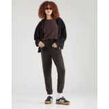 pieces - PCCHILLI - Sweatpants - Zwart - Hoog Taille - Elastische Band