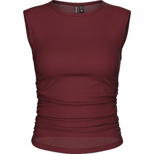 PIECES - PCMadison - Top - Wijnrood - Mouwloos