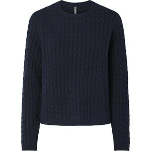Pieces - Gebreide Trui - Maritieme Blauw - Knitwear