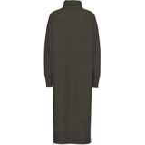 Pieces - MALOU - Gebreide Jurk - Mêlee - Oversized - Midi - Lange Mouwen