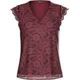 PIECES - OLLINE - Blouseshirt - Effen - Regular Fit - Kant