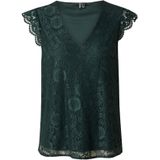 PIECES - OLLINE - Blouseshirt - Effen - Regular Fit - Kant