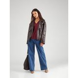 PIECES - OLLINE - Blouseshirt - Effen - Regular Fit - Kant