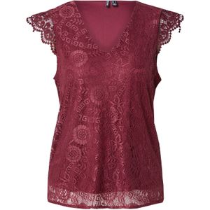 PIECES - OLLINE - Blouseshirt - Effen - Regular Fit - Kant