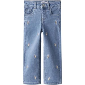 Name It mini meisjes spijkerbroek ROSE BLUE Straight Fit