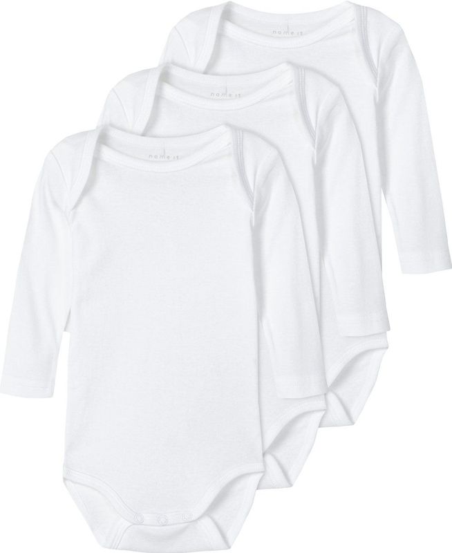 Body - Gestreept - Ribgebreid - Lange Mouwen - 3-Pack