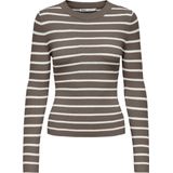 Only - ONLLOUISA - Gebreide Trui - Morel - Slim Fit