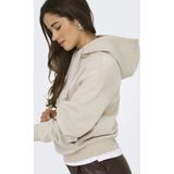 Only - Onlbest Life Hood Swt Noos - Trui - Light Grey Melange