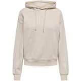 Only - Onlbest Life Hood Swt Noos - Trui - Light Grey Melange