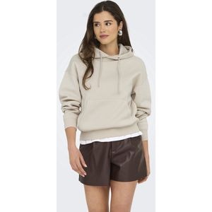 Only - Onlbest Life Hood Swt Noos - Trui - Light Grey Melange