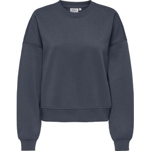 Only - Onlbest L/S Crew Neck SWT Noos - Sweatshirt - Blauw - Normale Pasvorm