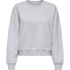 Only - L/S Crew Neck SWT Noos - Lichtgrijs - Sweatshirt