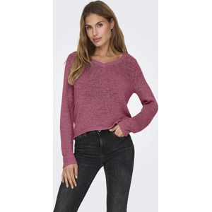 Only - L/S V-hals KNT Noos - Heather Rose - Trui voor Jongeren - Lange Mouwen