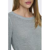 Only - Arona - Gebreide Trui - Grijs - 65% Acryl 35% Polyamide