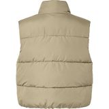 Pieces - Bee New - Pufferjack - Mouwloos - Hoge Opstaande Kraag