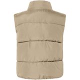 Pieces - Bee New - Pufferjack - Mouwloos - Hoge Opstaande Kraag