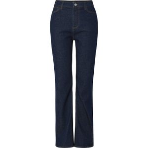 PIECES - High Waist Straight Leg - Jeans - Donkerblauw - Denim