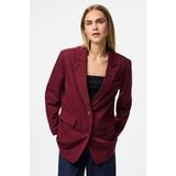 Pieces - Pckamil Ls Loose Blazer - Tawny Port - Dames