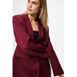 Pieces - Pckamil Ls Loose Blazer - Tawny Port - Dames