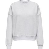 Only - Onldaze Crew Neck - Trui - Light Grey Melange - Dames