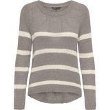 Satellite - Gebreide Trui - Eggnog - Lange Mouwen - Ronde Hals