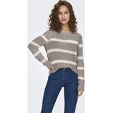 Satellite - Gebreide Trui - Eggnog - Lange Mouwen - Ronde Hals