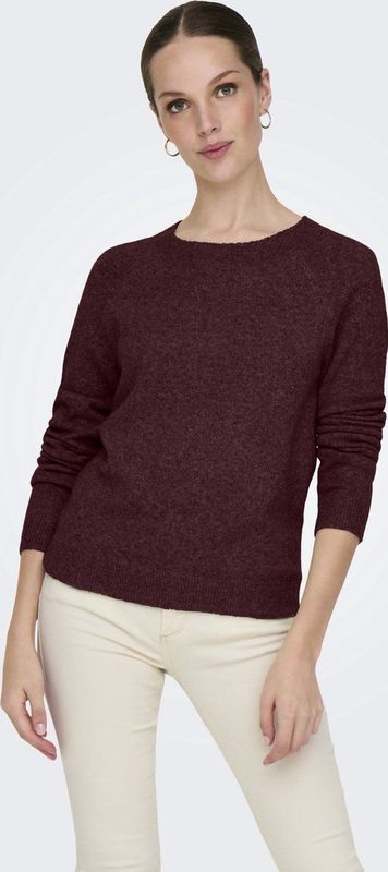 Only - RICA - Gebreide Pullover - Mêlee - Regular Fit - Raglanmouwen