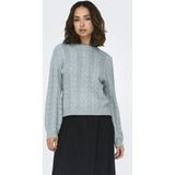 Only - Onlrubina Life - Trui - Lichtgrijs - Dames