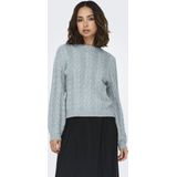 Only - Onlrubina Life - Trui - Lichtgrijs - Dames