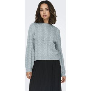 Only - Onlrubina Life - Trui - Lichtgrijs - Dames