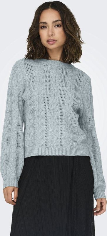 Only - Onlrubina Life - Trui - Lichtgrijs - Dames