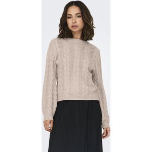 Only - Truien - Beige - Synthetisch