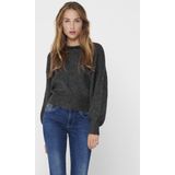 Only - ONLELSA - Gebreide Trui - Medium Grey - Lange Wijde Mouwen