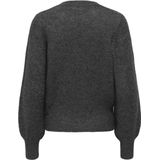 Only - ONLELSA - Gebreide Trui - Medium Grey - Lange Wijde Mouwen