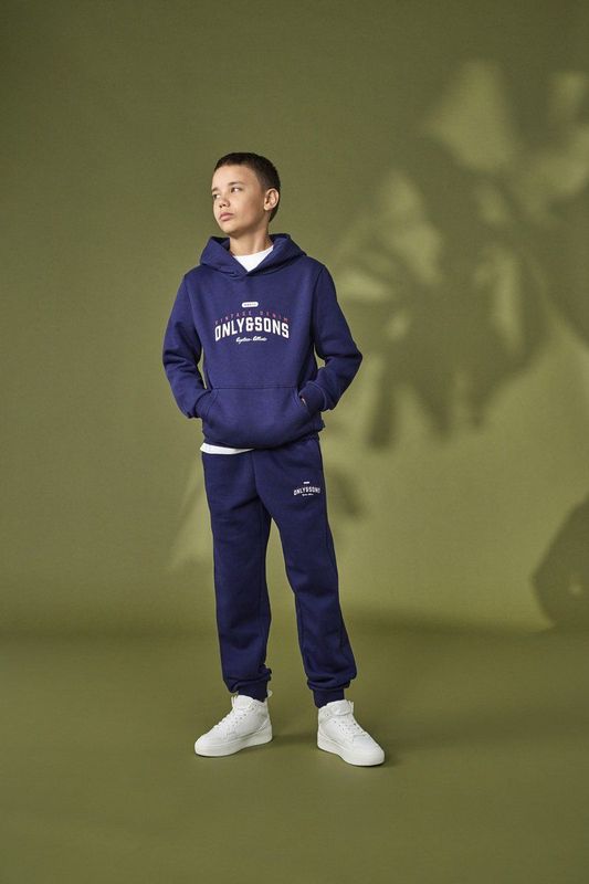 ONLY & SONS JUNIOR - Sweatstof Broek - Regular Fit