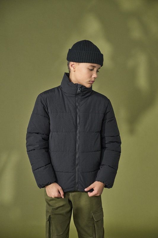 ONLY & SONS JUNIOR - Puffer Jacket - Junior - Hoge Hals - Lange Mouwen
