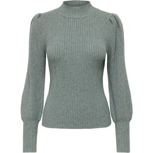Only - Onlkatia Life Highne Pull Knt - Trui - Pineneedle/W. Melange - Dames